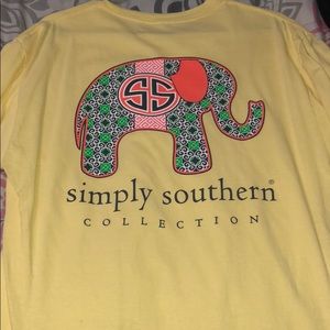 Yellow Simply Southern T-Shirt